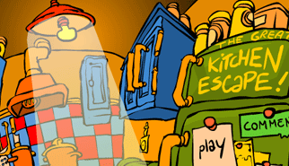 The Great Kitchen Escape: great escape, punta e clicca, fuga da una stanza