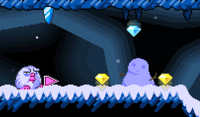 Lo Yeti delle Caverne - Icy Cave: platform, invernali, uscita