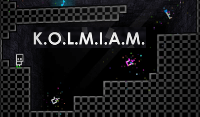 Kolmiam: platform, robot, pixel, labirinto, uscita