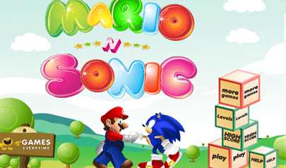Mario N Sonic: platform, super mario, sonic, cooperativi
