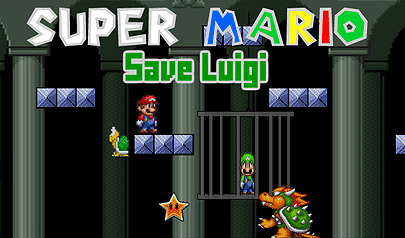 Super Mario Save Luigi: super mario, avventura scorrevole, console, arcade