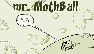 Mr MothBall: salto piattaforme, disegno
