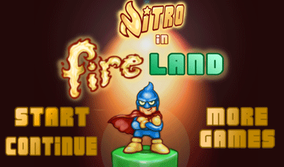 Nitro in Fire Land: platform, avventura scorrevole, super mario