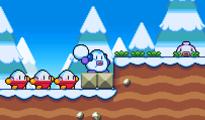 La Fiaba della Neve - Snow Tale: platform, avventura scorrevole, pixel, snowbros, neve, invernali
