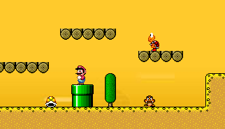 Super Mario World Flash 2: super mario, avventura scorrevole, arcade, console, nintendo