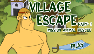 The Village Escape - Part 1: village escape, punta e clicca, giungla, animali