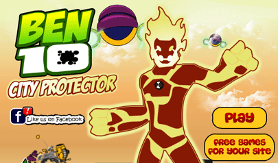 Ben10 city protector: ben10, cartoon network, cartoons, azione scorrevole
