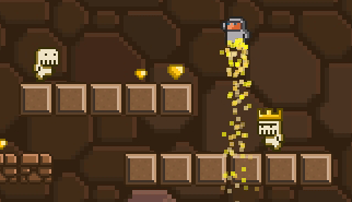 Chubby Ninja: ninja, torre, piattaforme, pixel