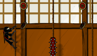 Climbing Ninja: ninja, monete