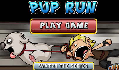Il Cinodromo - Larry Pup Run: corse, ostacoli