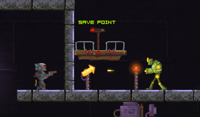 Max The Robot: azione scorrevole, platform, sparatutto, robot