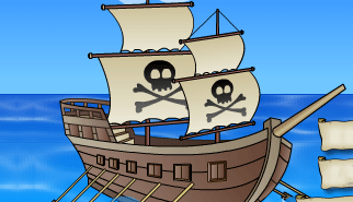 I Pirati - Pirate Race: pirati, cannone, gare