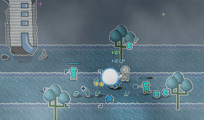 Planet Blirp: sparatutto, pixel