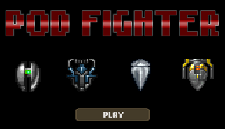 Pod Fighter: sparatutto, navicella, pixel