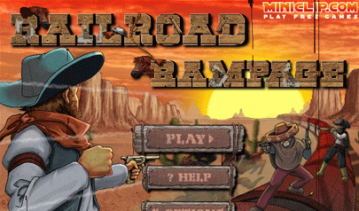Il Pistolero - Railroad Rampage: farwest, cowboy, treni, sparatutto, azione scorrevole