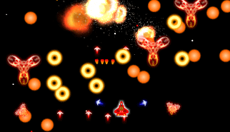 Red Fluxion: shooting, astronave, arcade, spazio