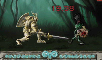 Spirito Guerriero - Spirit Fencer: blocchi colorati, combattimento, fantasy, match3