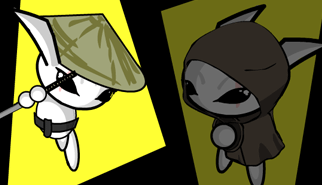 This Bunny Kills 3 - Die Hareder: azione scorrevole, samurai, ninja, spade, combattimento, bunny kill
