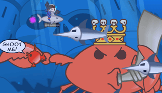 Ultimate Crab Battle: sparatutto, mare, pesci