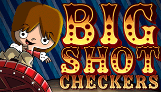 Big Shot Checkers: dama, cartoon network, scacchiera