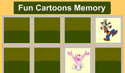 Gioca a Fun Cartoons Memory