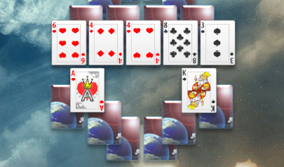 Galactic Odyssey Solitaire: carte, solitario