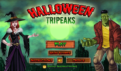 Halloween Tripeaks: carte, solitario, halloween