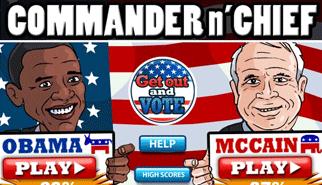 Gioca a Obama VS McCain - Commander n' Chief