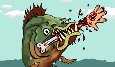 Gioca a Il Piranha - Feed Us 2