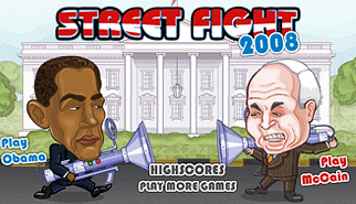 Presidential Street Fight 2008: obama, politici, tiro
