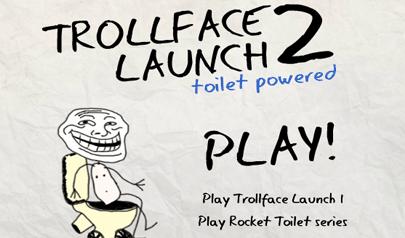 Gioca a Trollface Launch 2 - Toilet Powered