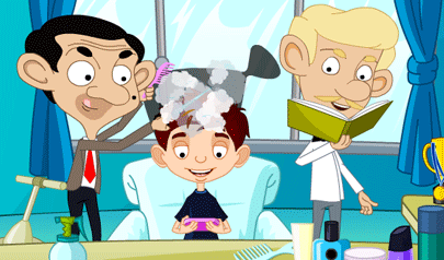 Mr. Bean - Trouble In Hair Saloon: di nascosto, parrucchiere