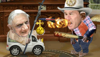 World Domination Battle: politici, combattimento, due giocatori