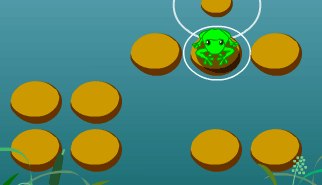 Kaeru Jump: ragionamento, rane, animali
