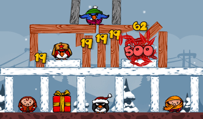 Penguin Slice - Part 1: fisica, strutture, disegno col mouse, invernali, pinguini