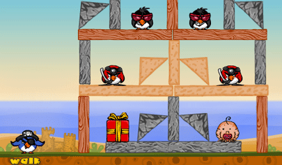 Penguin Slice - Part 2: fisica, strutture, disegno col mouse, pinguini