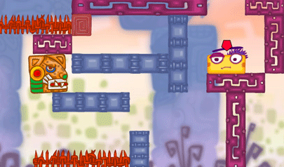 Square Adventures: ragionamento, fisica, uscita, cooperativi