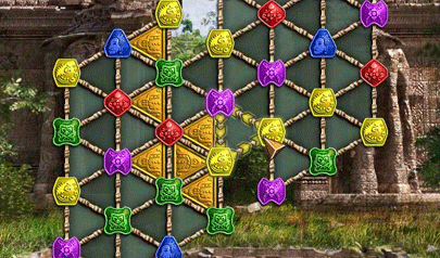 Angkor Quest: match3, blocchi colorati, tessere
