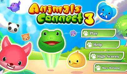 Gioca a Animals connect 3