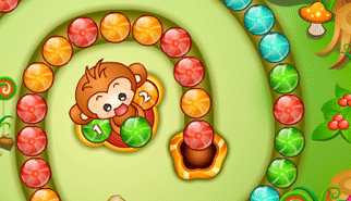Zuma - Bonbon Foliz: zuma, palline, animali, scimmie