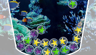 Fish Tank Bomb: blocchi colorati, palline