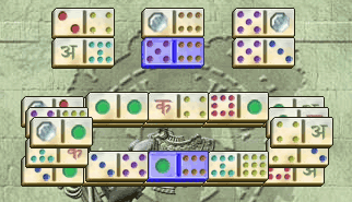Mah-Jomino: mahjong, domino