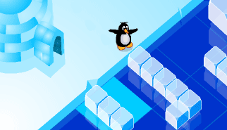 Penguin Pass: percorso, ghiaccio, animali, pinguini, invernali