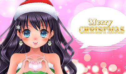 Buon Natale! - Anime Christmas: makeup, dressup, girls
