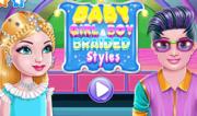 Baby Girl and boy Braided Styles