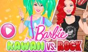 Barbie Kawai vs Rock Style