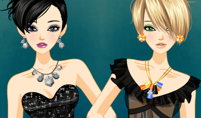 Black See-through Style: dressup, makeup, girls
