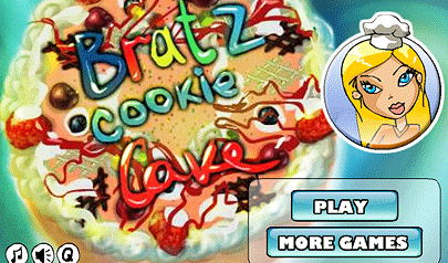 La Torta - Bratz Cookie Cake: cooking, ricette, girls, cucina, disegno col mouse, bratz
