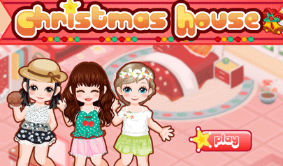 Christmas House: arredamento, natale, girls