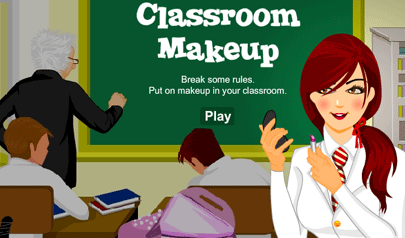 Classroom Makeup: makeup, di nascosto, girls, classe, scuola